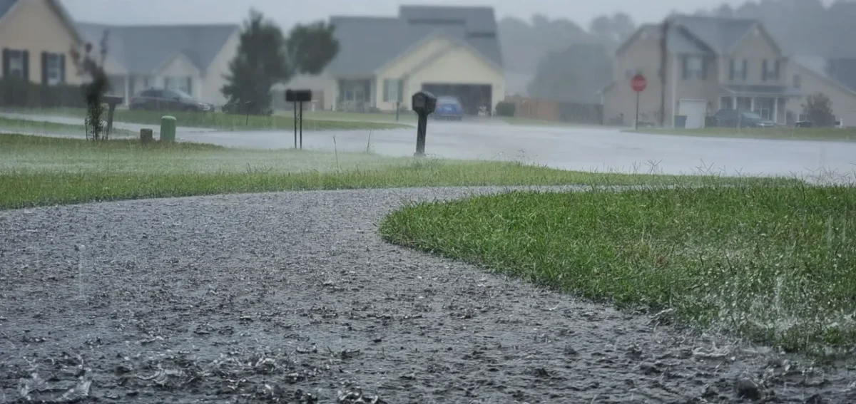 Při bouřkách z tepla se často objeví přívalové deště