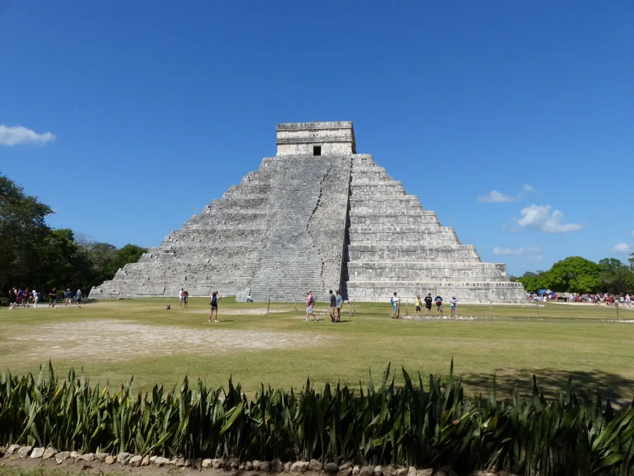 Mayská pyramida. 