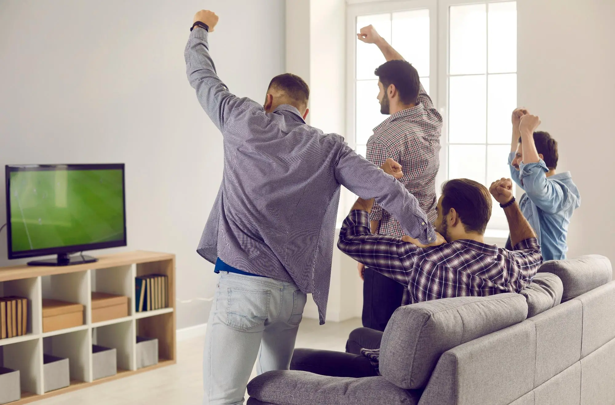 Radost fanoušků u sportovních přenosů | TVGURU.cz Radost fanoušků u sportovních přenosů