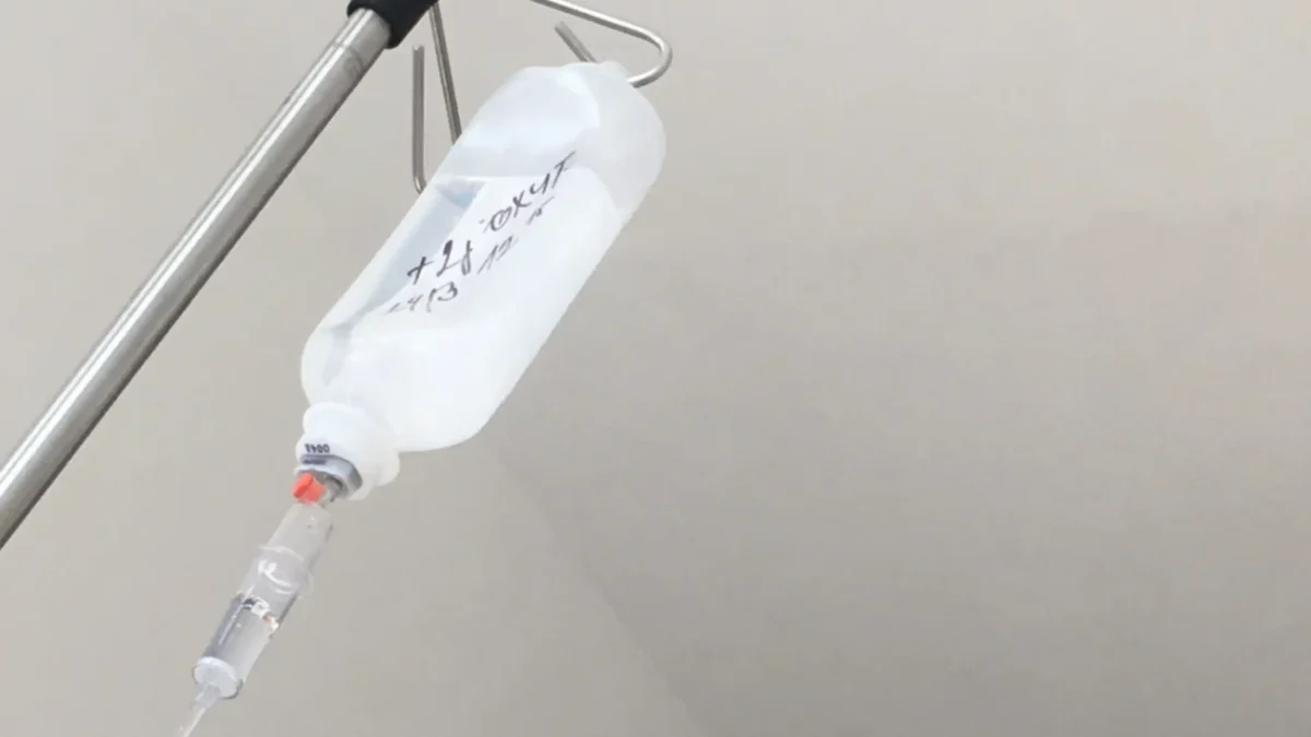 infuze v nemocnici
