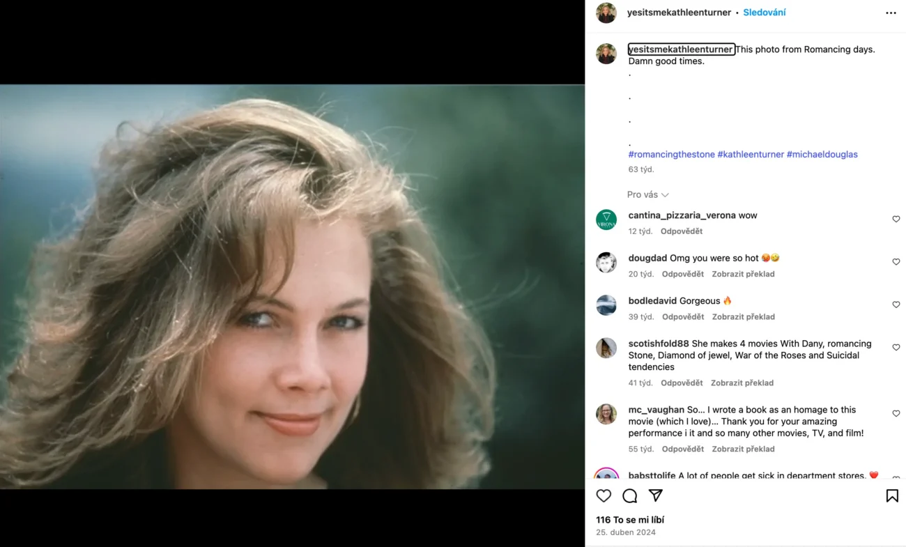 Instagram | TVGURU.cz herečka jako mladá