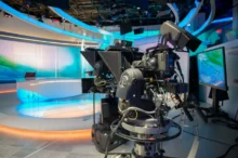 moderátorské nahrávací studio
