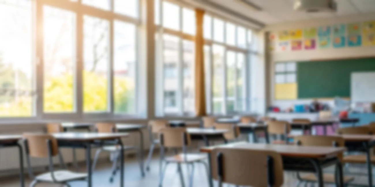 Kdo bude novým ředitelem gymnázia? Zdroj: Shutterstock | TVGURU.cz Prázdná třída ve škole.
