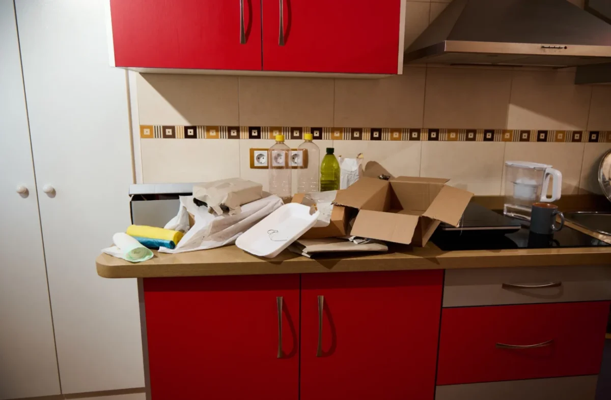 Nepořádek v kuchyni