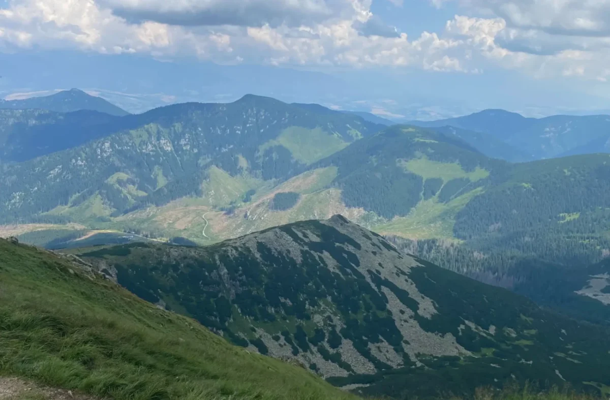 hory Beskydy výhled