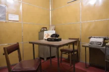 Ukázka komunistické místnosti v muzeu