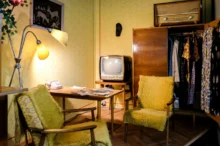 Retro socialistická domácnost.