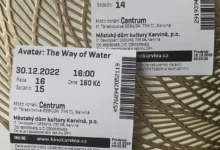 lístky do kina na Avatar