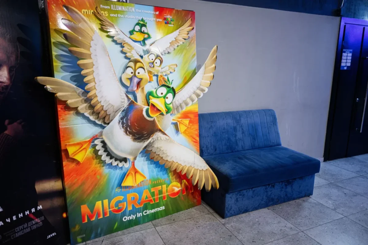 reklama na film Ptáci stěhováci