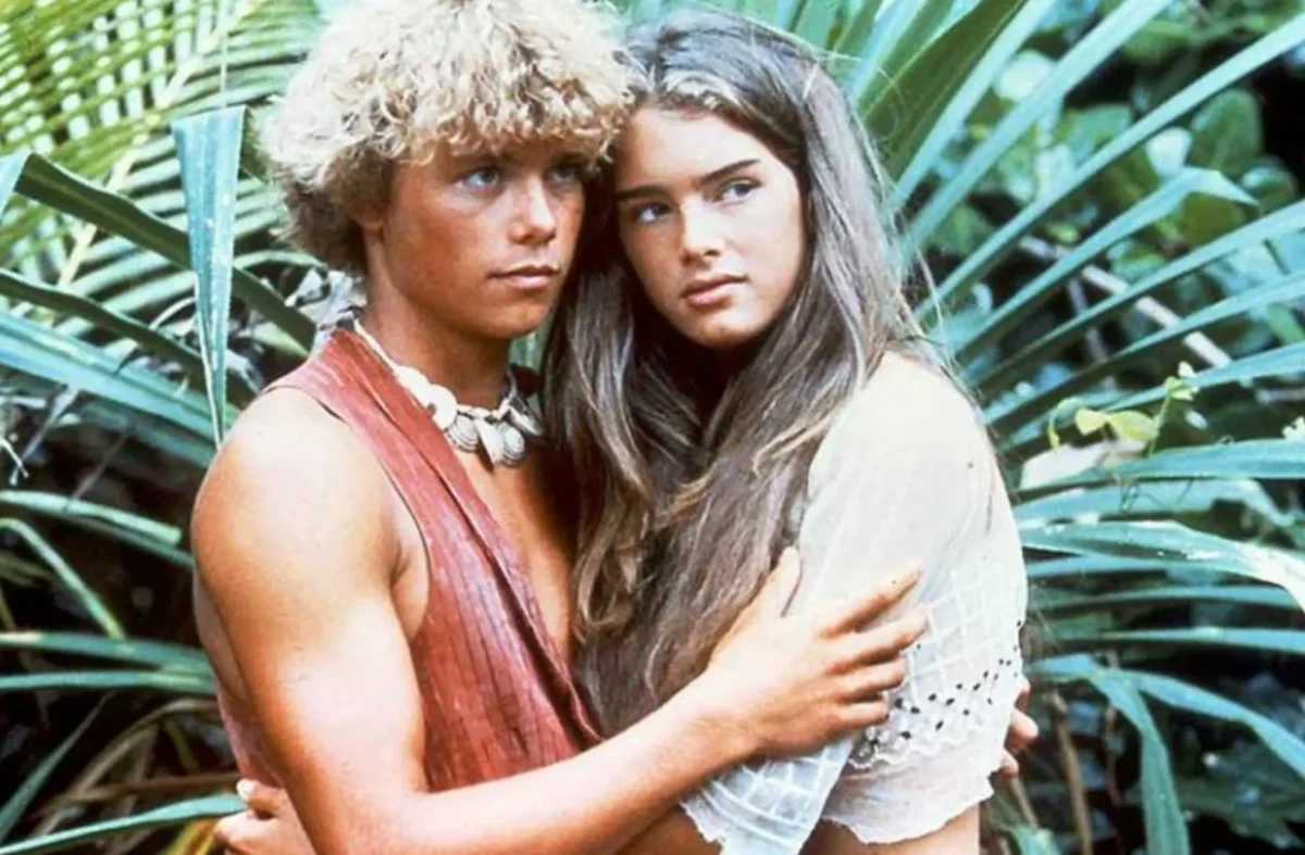 fotografie z filmu Modrá laguna herec s herečkou