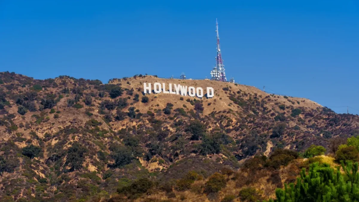 Nápis Hollywood v Los Angeles