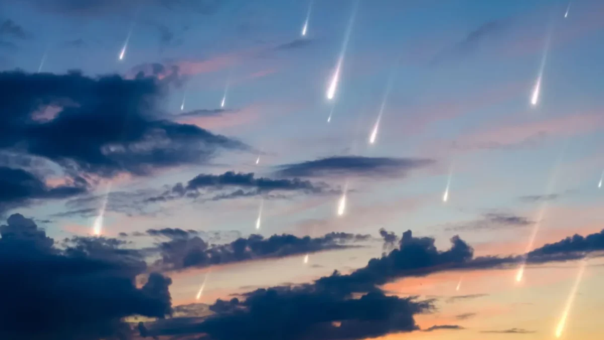 Zářivý déšť Perseid