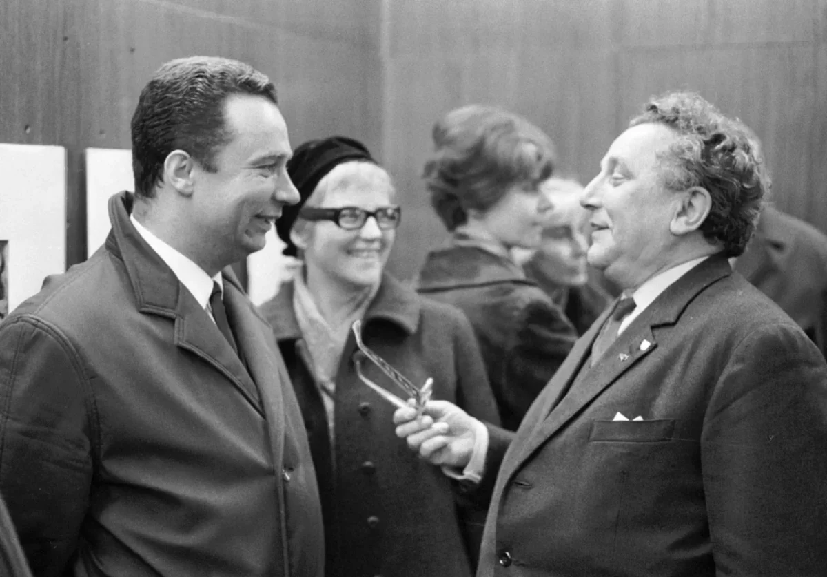 Vladimír Menšík se svojí manželkou Olgou Menšíkovou v mládí