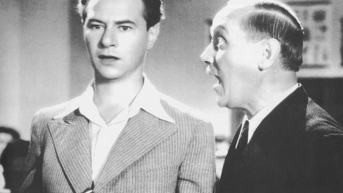 Ladislav Pešek během natáčení filmu Škola základ života