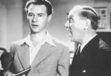 Ladislav Pešek během natáčení filmu Škola základ života
