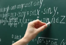 Počítání rovnice u tabule