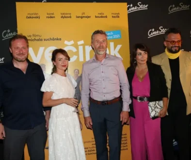 Čeští herci na premiéře filmu Večírek.