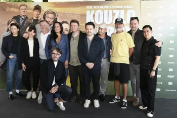 Fotografie z prezentace filmu Kouzlo derby.