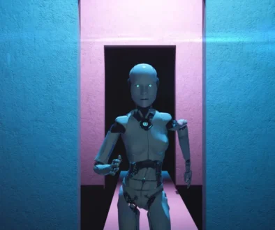Chodící robot.