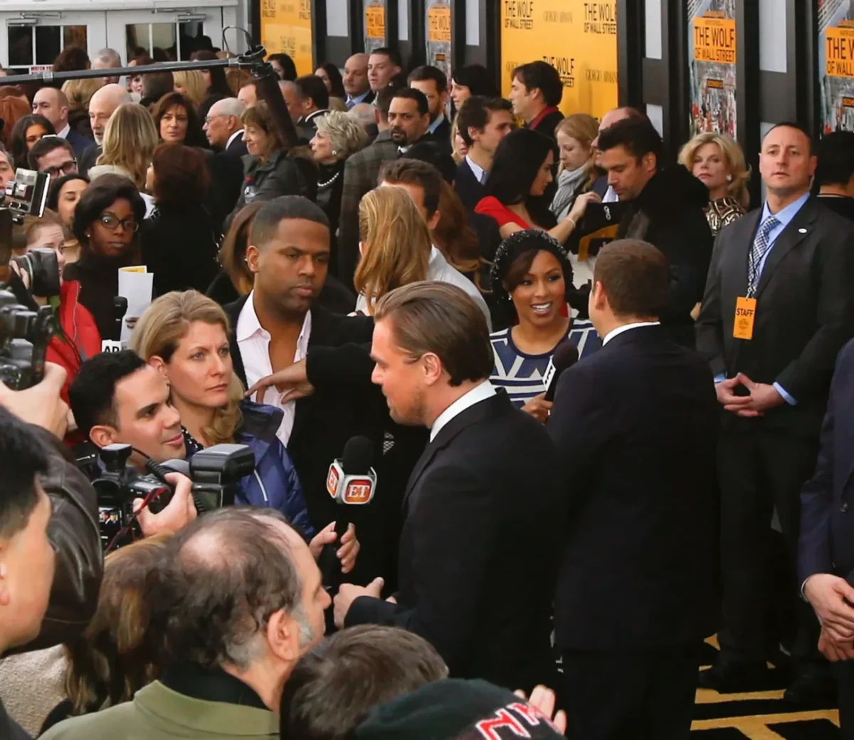 Leonardo DiCaprio na akci s novináři