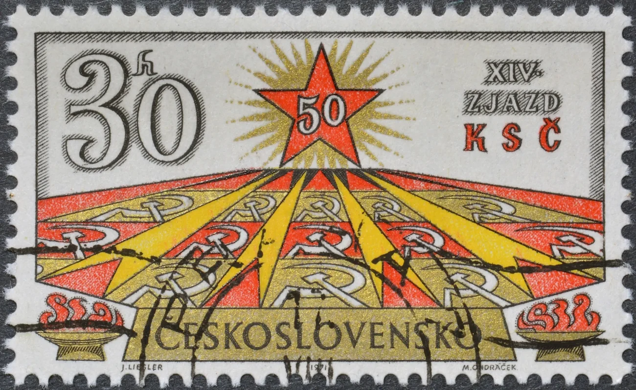 Československá poštovní známka. 