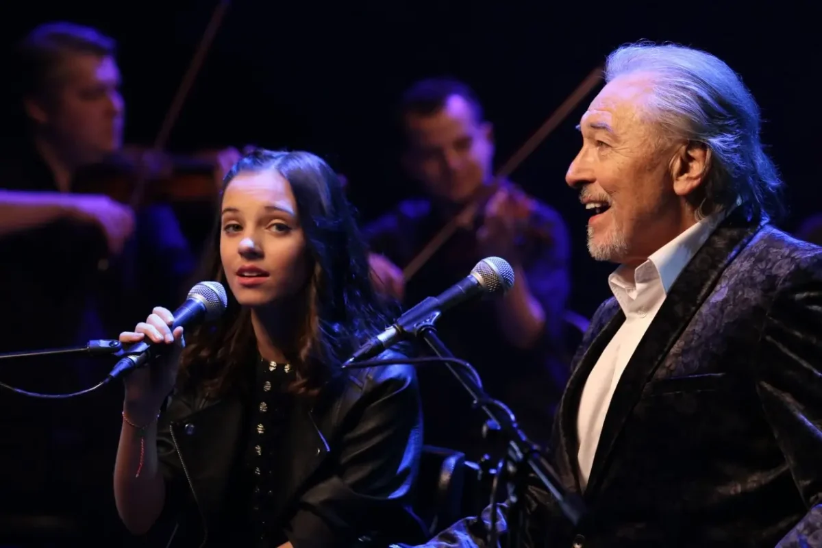 Karel Gott se svojí dcerou.