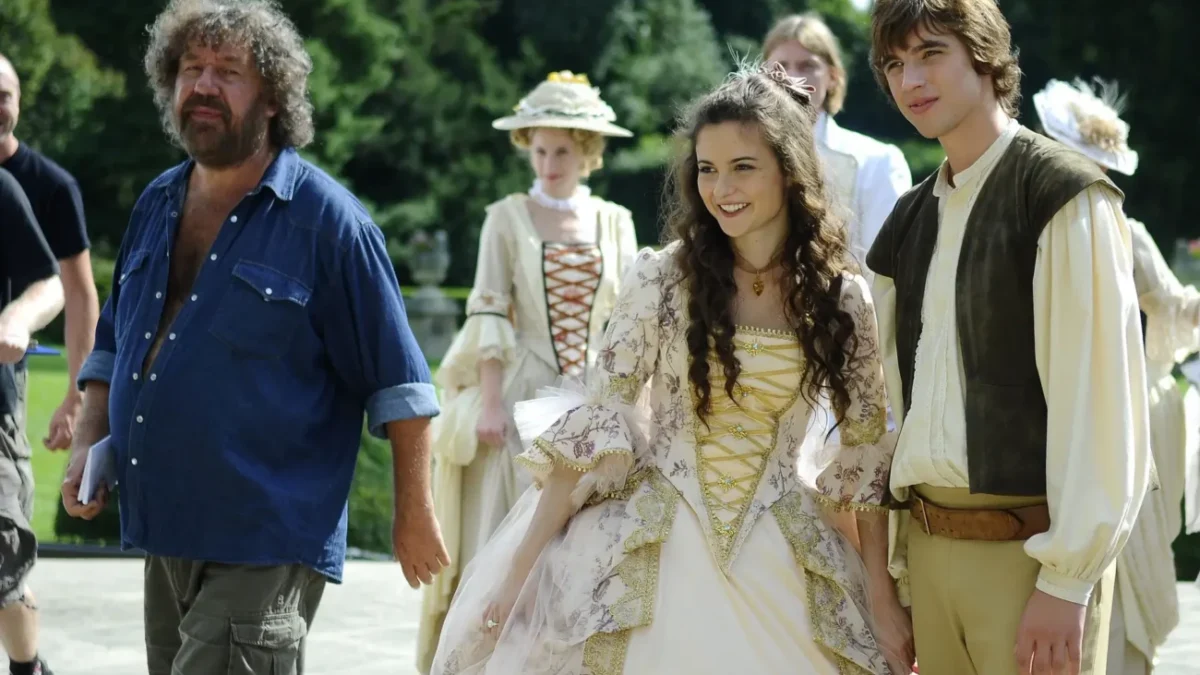 Eva Josefíková hrající princeznu v pohádce.