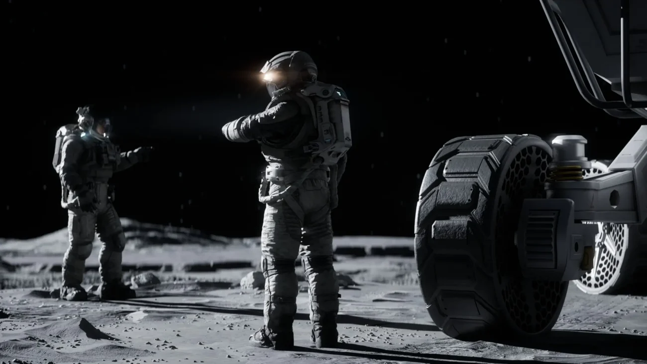 shutterstock_2512969611 1 | TVGURU.cz Kosmonauti na Měsíci.