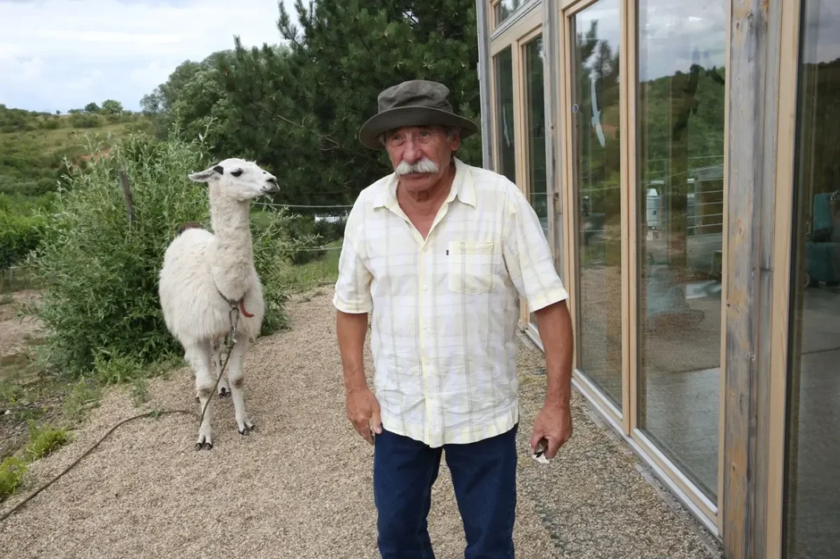 Čmaňa při natáčení seriálu Pálava