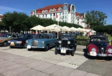 Baltské moře a hotel naproti