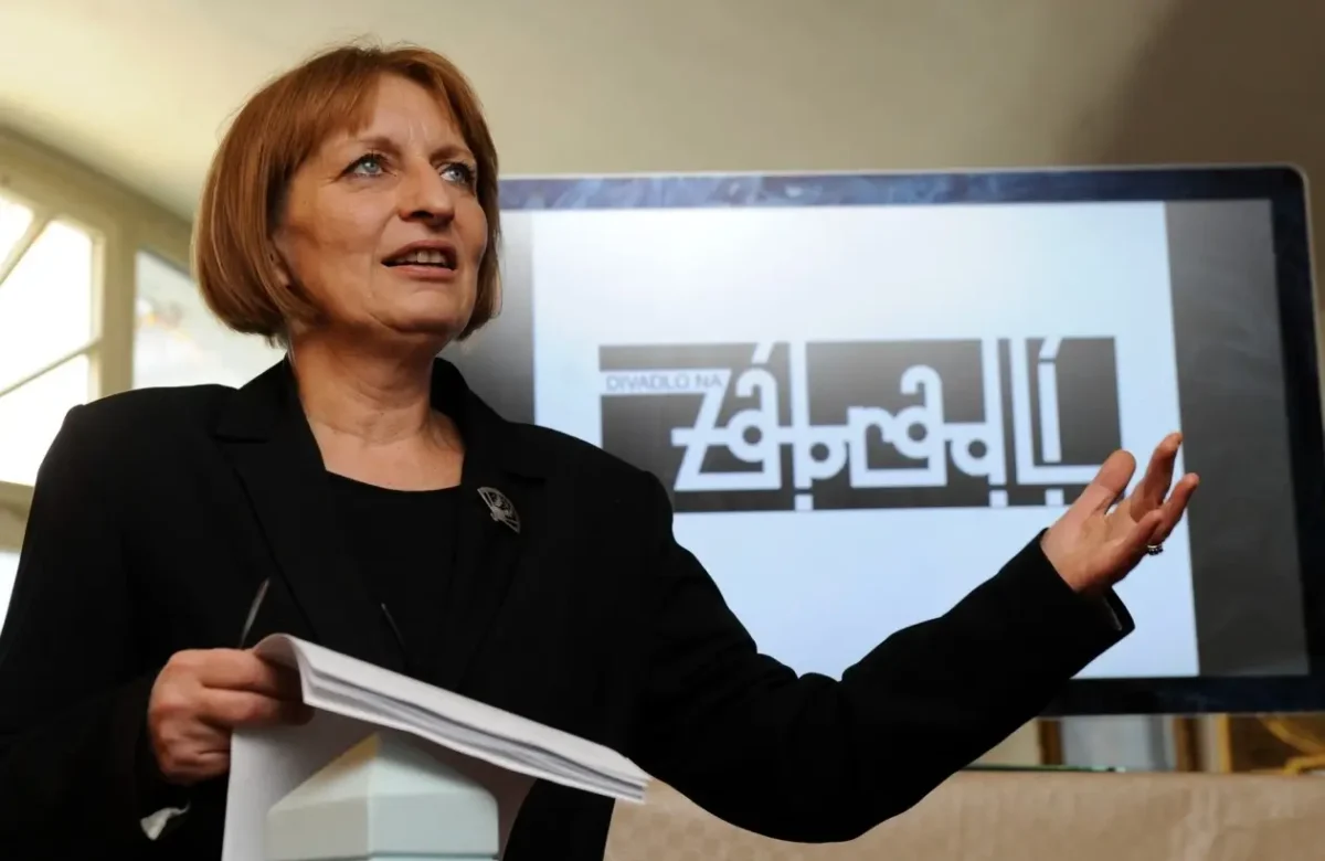 Doubravka Svobodová při práci.