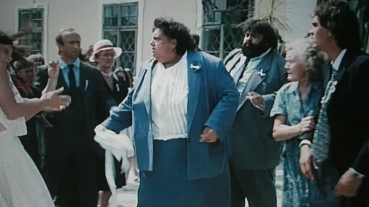 Helena Růžičková hrající ve filmu.