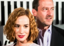 Táňa Pauhofová na premiéře seriálu Bez vědomí.