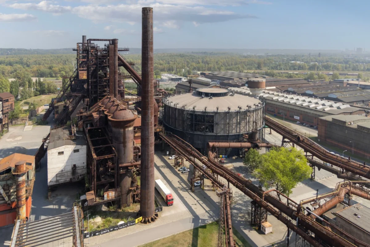 Pohled na část Ostravy.