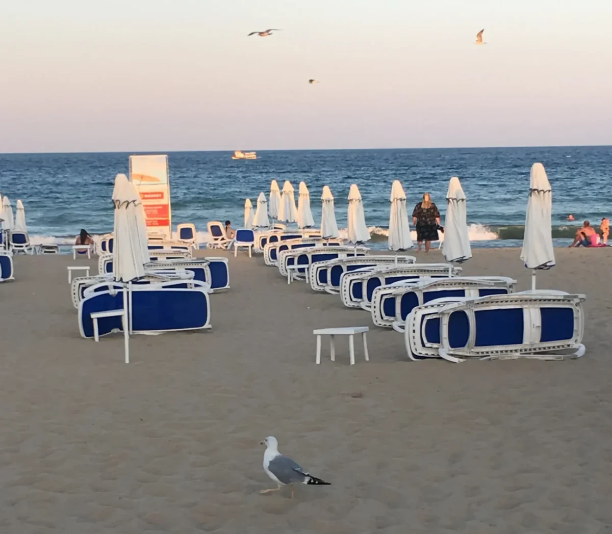 moře v Bulharsku a pláž, letošní léto