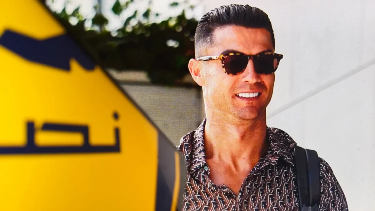 Usmívající se Ronaldo
