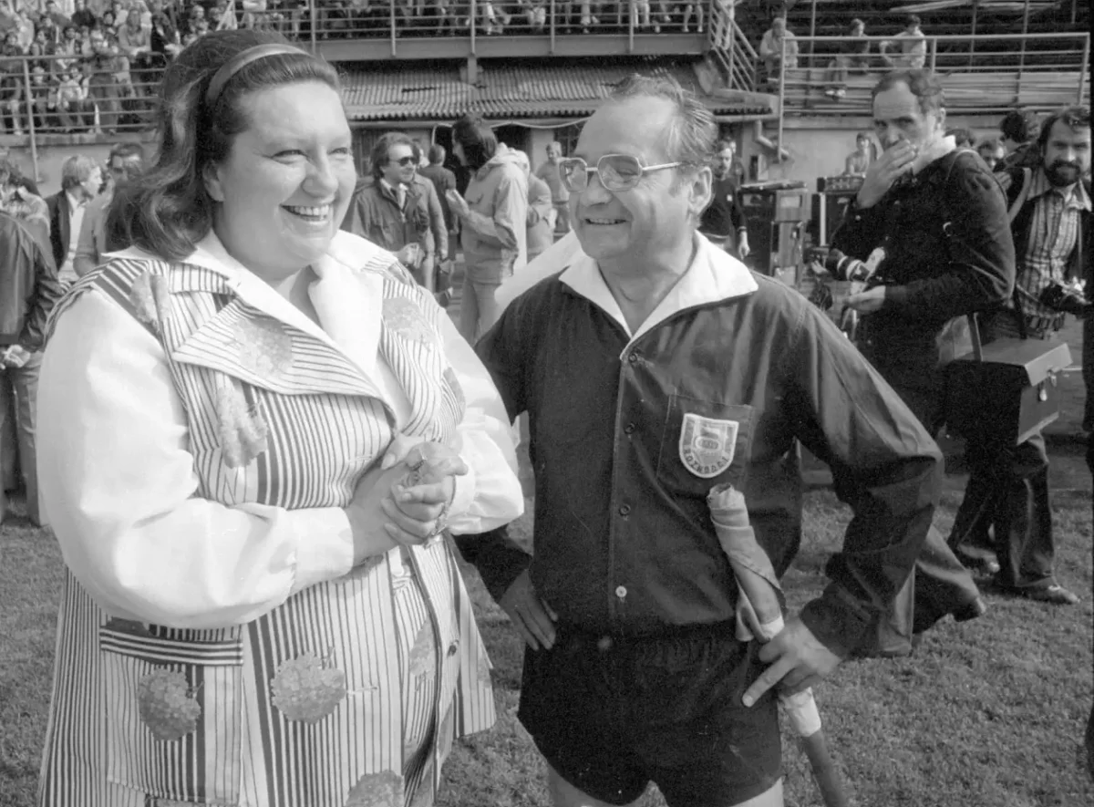 Helena Růžičková na černobílé fotografii.