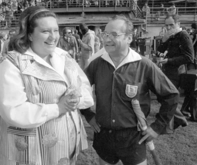 Helena Růžičková na černobílé fotografii.