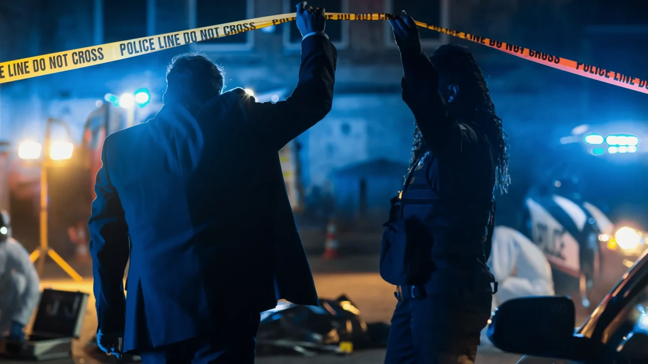 Diváky čekají i pořady vyšetřující opravdové zločiny. Zdroj: Shutterstock | TVGURU.cz Fotografie z vyšetřování zločinu.