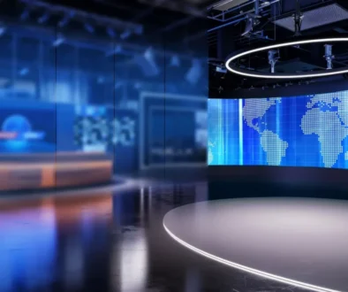 Televizní zpravodajské studio