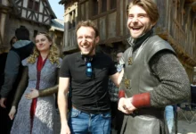 Marek Lambora společně s dalšími herci z pohádky Princezna zakletá v čase.