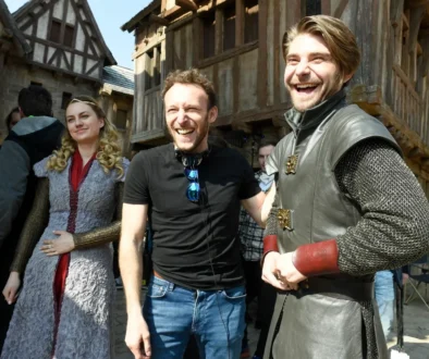 Marek Lambora společně s dalšími herci z pohádky Princezna zakletá v čase.