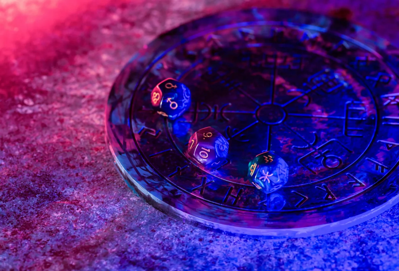 Astrologické kostky. 