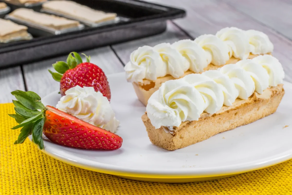 punčák dezert na talíři