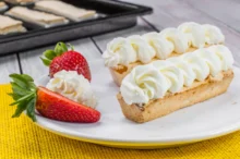 punčák dezert na talíři