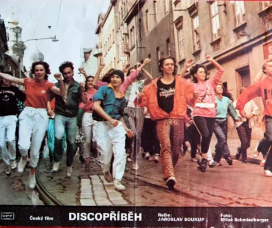 film Discopříběh na dobovém plakátu