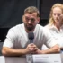 Fotografie z tiskové konference ke slovenskému filmu Otec s hlavním hercem