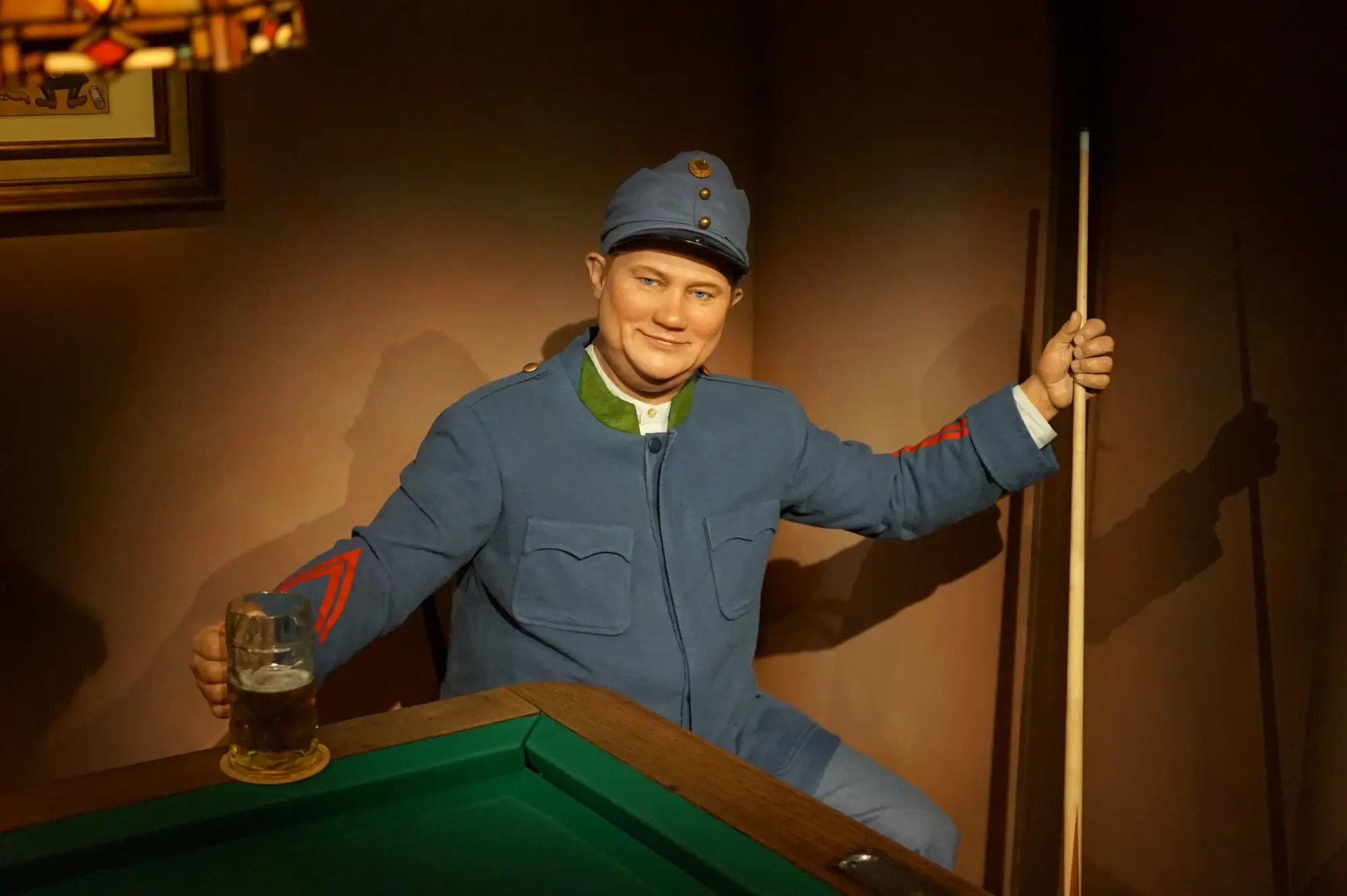 vosková figurína Švejka v muzeu