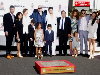 Vin Diesel a další herci na premiéře filmu