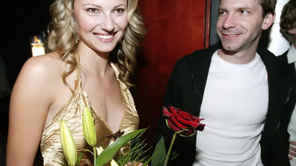 Ondrej Kovaľ s Jitkou Kocurovou po premiéře filmu